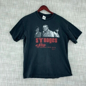 Vintage 2002 The Stooges parody Mens Size L Shirt 1127
